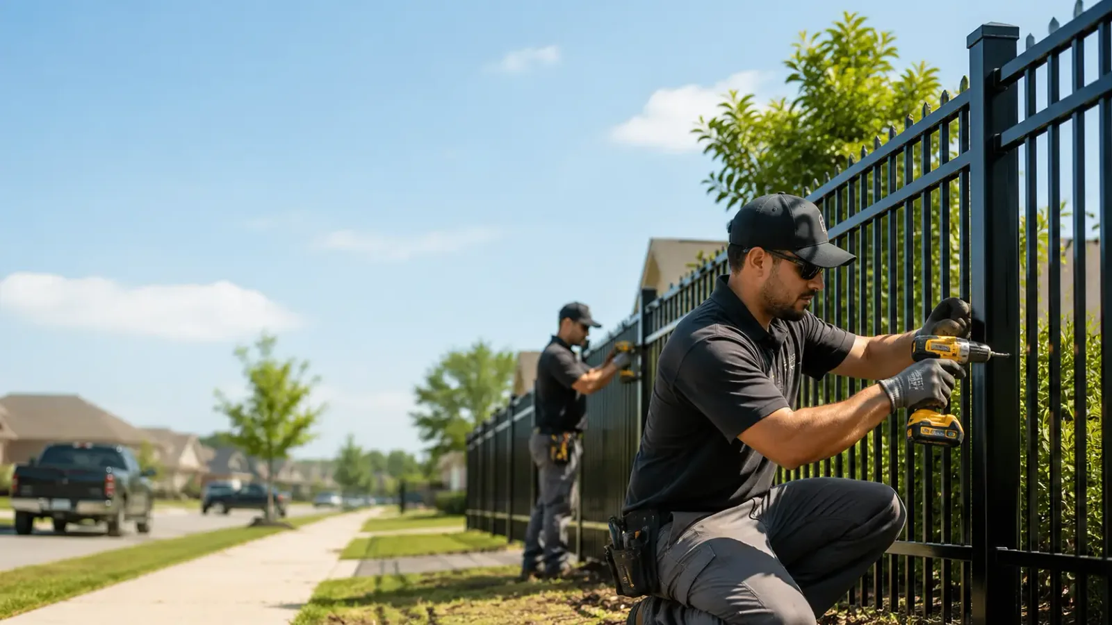 Metal Fence Installation in Galveston, TX